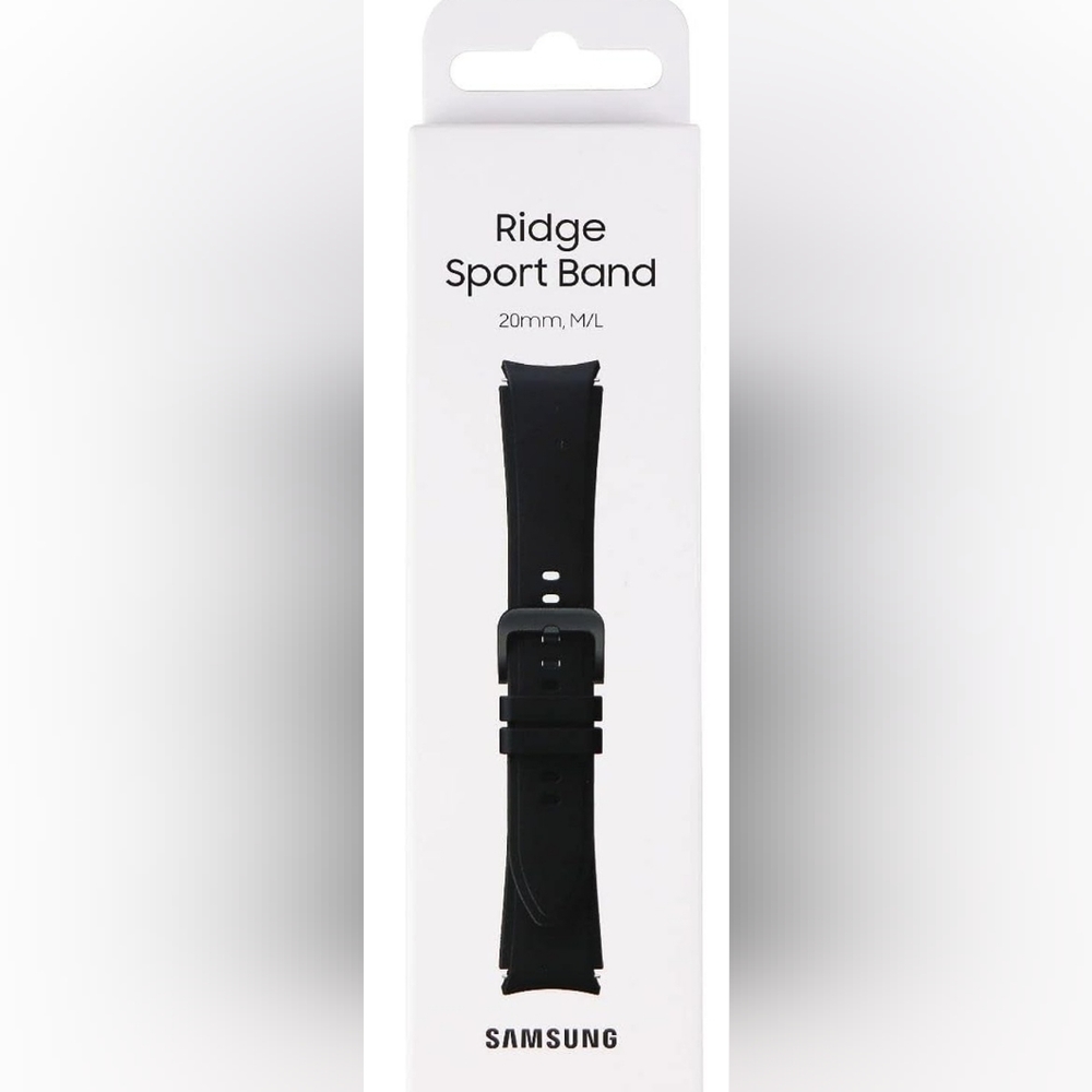 Samsung Galaxy Watch Ridge-Sport Band, 20mm M/L, Black